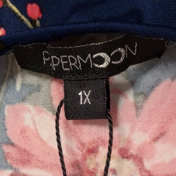 Papermoon for Stitch Fix Basima Back Detail Strappy Knit Floral Top - Picture 3 of 7